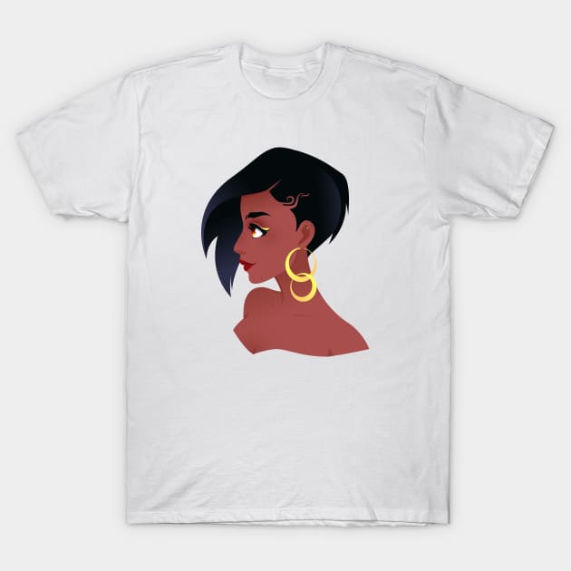 Beautiful woman T-Shirt by Elysart